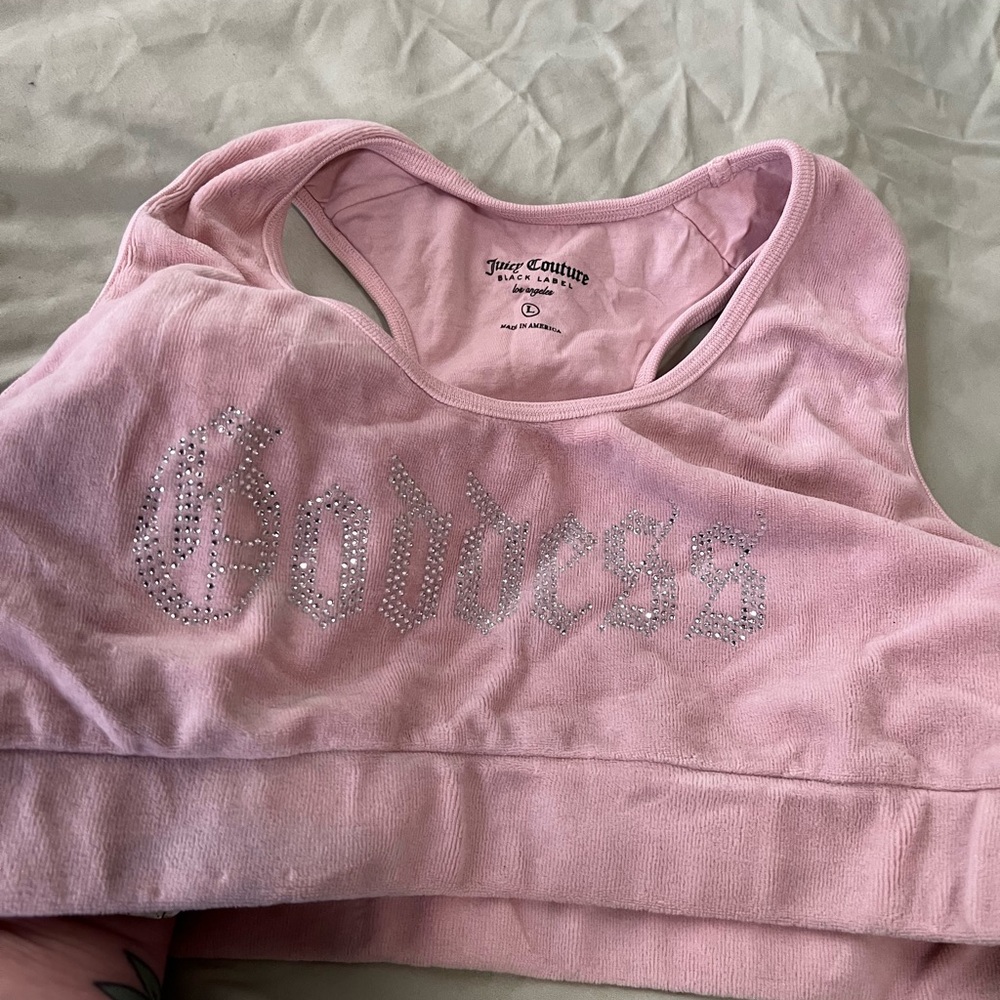 Juicy Couture Pink 'Goddess' Tank